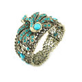 Hot Sale Peacock Rhinestone Bangles Resin Bracelets And Bangles BA29